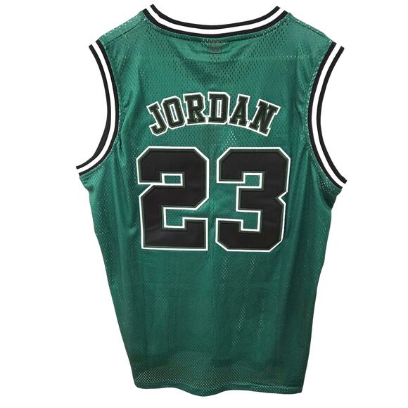 HeadGear Classics Nostalgia Sz 2XL Pine Green  Michael Jordan Basketball Jersey - Picture 5 of 8